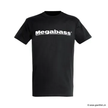 T-Shirt UF (Ultimate Fishing) MEGABASS - Black - Noir