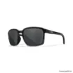 Picture of Wiley X Alfa Captivate Polarized Sunglasses - Smoke Grey Lenses - Gloss Black Frame