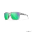 Image de Lunettes Polarisantes Wiley X TREK Captivate Polarized - Verres Green - Monture Crystal Light Grey