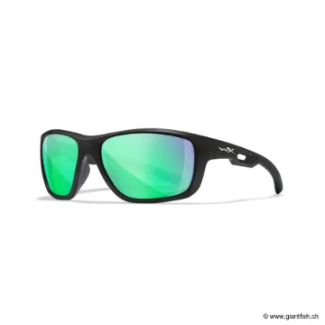 Lunettes Polarisantes Wiley X Aspect Captivate Polarized - Verres Green - Monture Matte Black