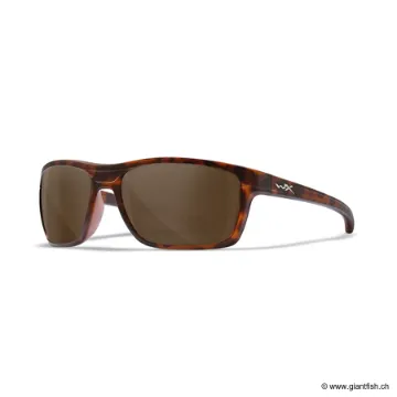 Lunettes Polarisantes Wiley X Kingpin Polarized - Verres Brown - Monture Matte Demi