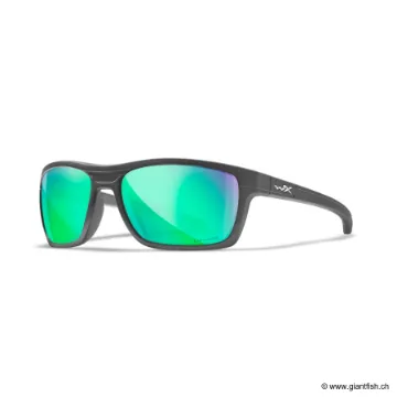 Lunettes Polarisantes Wiley X Kingpin Captivate Polarized - Verres Blue - Monture Matte Graphite