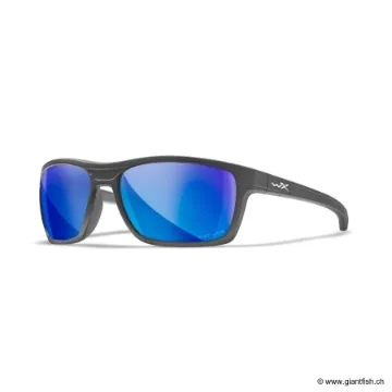 Lunettes Polarisantes Wiley X Kingpin Captivate Polarized - Verres Blue - Monture Matte Graphite
