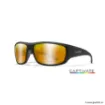 Bild von Polarisierte Sonnenbrille Wiley X Omega Captivate Polarized - Bronzegläser - Matt-Schwarzer Rahmen