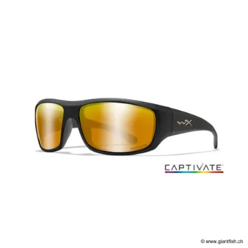 Lunettes Polarisantes Wiley X Omega Captivate Polarized - Verres Bronze - Monture Matte Black