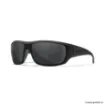 Picture of Polarized Sunglasses Wiley X Omega Captivate - Grey Lenses - Black OPS Matte Black Frame