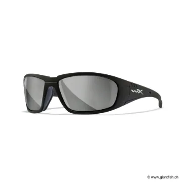 Lunettes Polarisantes Wiley X Boss Polarized - Verres Silver Flash - Monture Matt Black