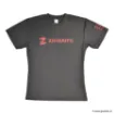 Image de T-shirt Manches Courtes ZIP Baits Mesh - Gris/Rouge