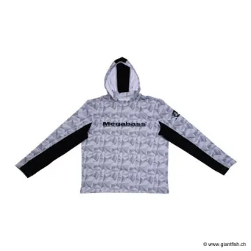 Sweat Megabass GAME HOODIE WHITE - Blanc