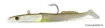 Leurre Souple Armé Hyperlastics Sandyll 4.5" Natural Jighead - 14.6 cm - 21 g