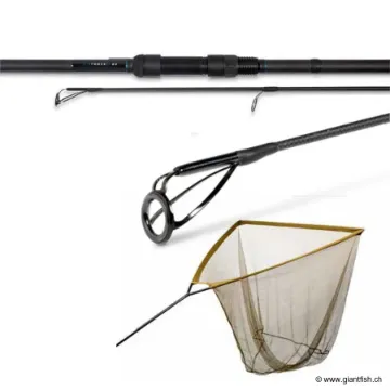 Ensemble NASH Canne Air Force F20 13 ft 3.75 lbs & Epuisette carpe