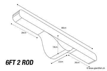 Fourreau NASH Scope OPS Soft Protect 2 Rod Skin