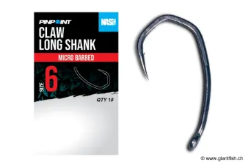 Hameçon NASH Claw Long Shank