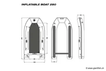 Boat Life Inflatable Boat - 280
