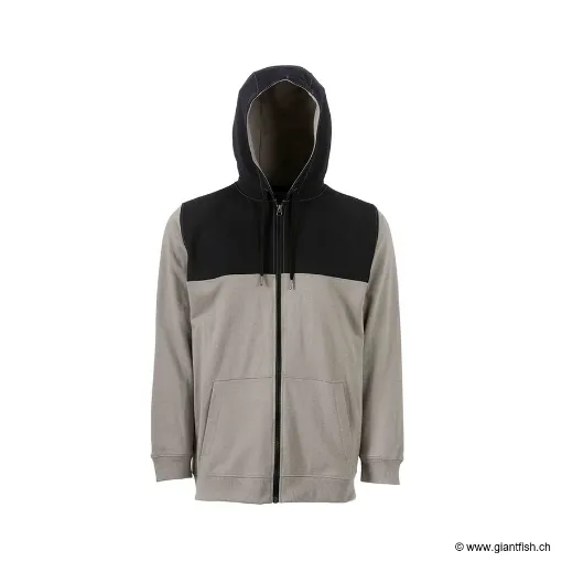 Sweat à Capuche Zippé GRUNDENS Daggerboard FZ - Metal