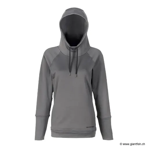 Sweat à Capuche Femme GRUNDENS Maris Hoodie - Charcoal