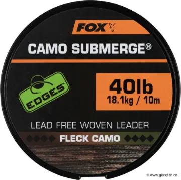 Tresse Coulante FOX EDGES Submerge Camo Leader