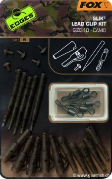 Kit FOX Edges Camo Slik Lead Clip Kit