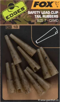 Manchon FOX Edges Lead Clip Tail Rubbers