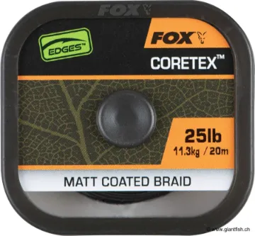 Tresse à Bas de Ligne Gainée FOX EDGES Naturals Coretex