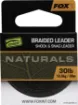 Image de Tresse à Bas de Ligne Gainée FOX Edges Naturals Braided Leader