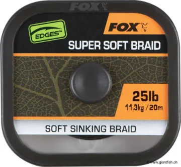 Tresse à Bas de Ligne FOX Edges Naturals Super Soft Braided Hooklength