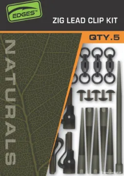 Kit pour Zig FOX Edges Naturals Zig Lead Clip Kit