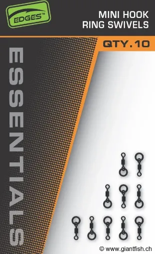 Émerillon FOX Edges Essentials Mini Hook Ring Swivel