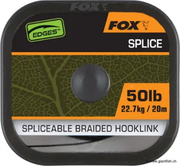 Tresse à Bas de Ligne FOX Edges Naturals Splice Hooklength
