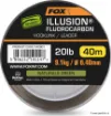 Immagine di Fluorocarbon FOX Edges Illusion Fluorocarbon Hooklink Leader - 40 m