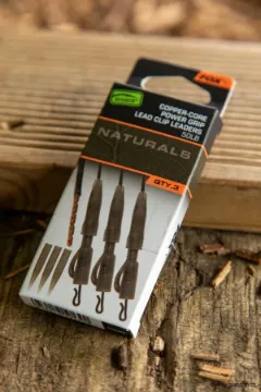 Kit Clip Plomb FOX Edges Naturals Copper Core Lead Clip Leaders