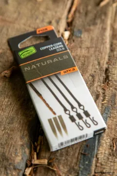 Lead Core FOX Edges Naturals Copper-Core Leaders