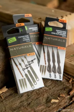 Lead Core FOX Edges Naturals Copper-Core Leaders