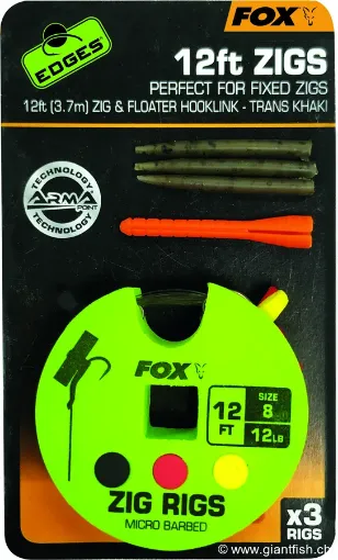 Montage Zig FOX Edges Zig Rigs