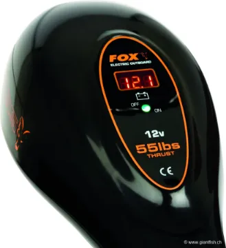 Moteur électrique FOX 55 Engine - 12V - 55 lbs - 81 cm - 3 blade prop