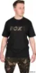 Bild von Kurzarm-T-Shirt Herren FOX Logo - Schwarz und Camo