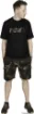 Bild von Kurzarm-T-Shirt Herren FOX Logo - Schwarz und Camo