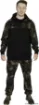 Image de Sweat à Capuche FOX LW Split Zip Hoody Noir et Camo