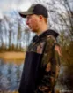 Image de Sweat à Capuche FOX LW Split Zip Hoody Noir et Camo