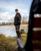 Image de Sweat à Capuche FOX LW Split Zip Hoody Noir et Camo