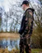Image de Sweat à Capuche FOX LW Split Zip Hoody Noir et Camo
