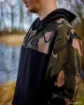 Image de Sweat à Capuche FOX LW Split Zip Hoody Noir et Camo