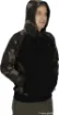 Immagine di Felpa con Cappuccio FOX Pullover Premium 310 Hoodie Nero e Camo