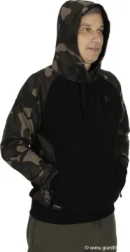 Sweat à Capuche FOX Pullover Premium 310 Hoodie Noir et Camo