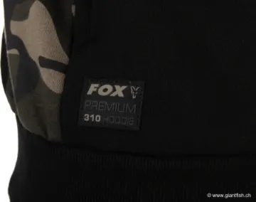 Sweat à Capuche FOX Pullover Premium 310 Hoodie Noir et Camo