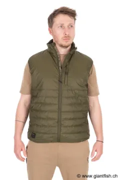 Gilet FOX Olive Quilted 100