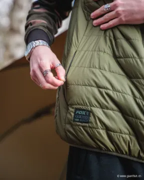 Gilet FOX Olive Quilted 100