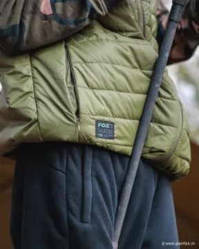 Gilet FOX Olive Quilted 100