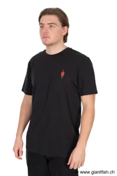 T-Shirt Manches Courtes Homme FOX Orange Indicator T - Noir