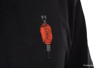 T-Shirt Manches Courtes Homme FOX Orange Indicator T - Noir